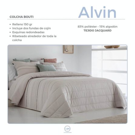 Colcha bouti ALVIN de Fundeco
