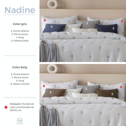Colcha bouti NADINE de Fundeco