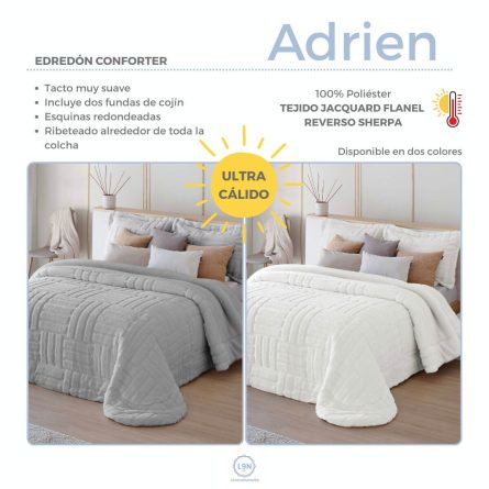Edredón conforter sherpa ADRIEN de Fundeco