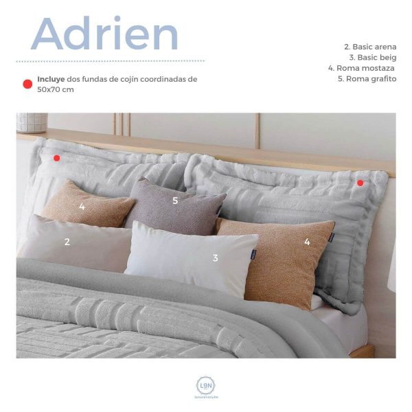 Edredón conforter sherpa ADRIEN de Fundeco