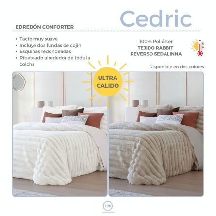 Edredón conforter sherpa CEDRIC de Fundeco
