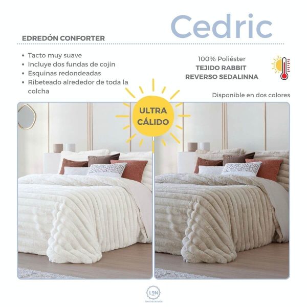 Edredón conforter sherpa CEDRIC de Fundeco
