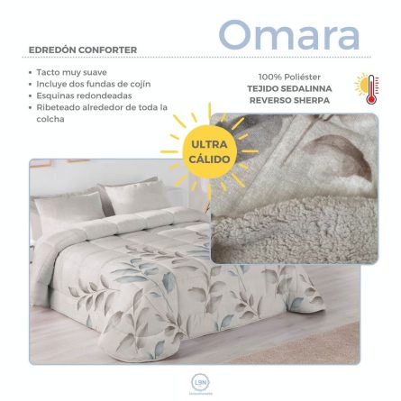 Edredón conforter sherpa OMARA de Fundeco