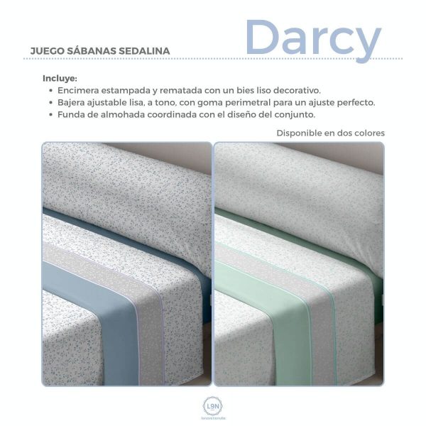 Juego de sábanas sedalina DARCY de Tejidos Reina