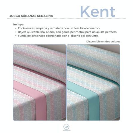 Juego de sábanas sedalina KENT de Tejidos Reina