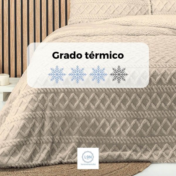 Edredón conforter sherpa LAZOS de Tejidos Reina