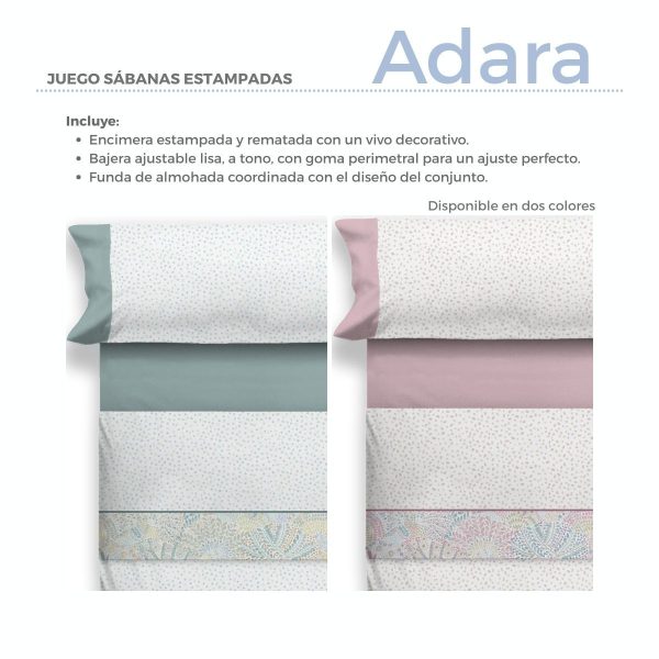 Juego de sábanas ADARA de Cañete