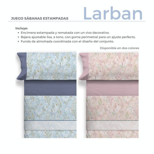 Juego de sábanas LARBAN de Cañete