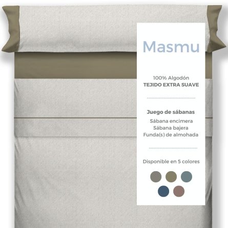 Juego de sábanas MASMU de Cañete