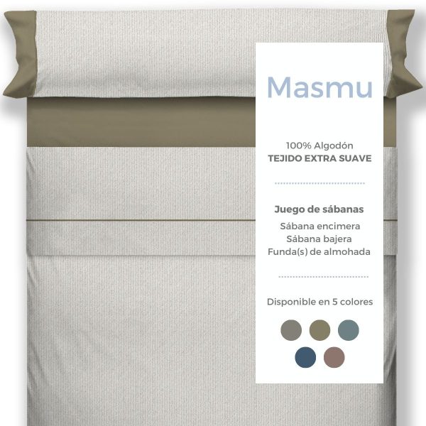 Juego de sábanas MASMU de Cañete