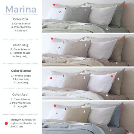 Colcha bouti MARINA de Fundeco