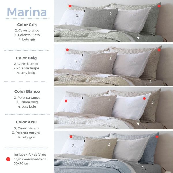 Colcha bouti MARINA de Fundeco