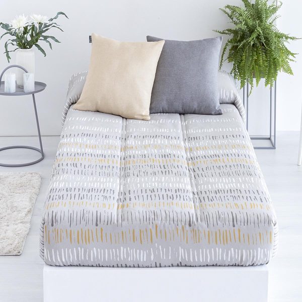 Edredón ajustable ARONA - Cama 105 Cm - Color Beig Edredón ajustable ARONA - Cama 105 Cm - Color Beig