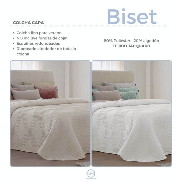 Colcha capa jacquard BISET de Fundeco