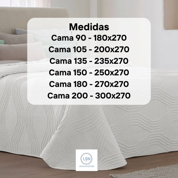 Colcha capa jacquard BISET de Fundeco