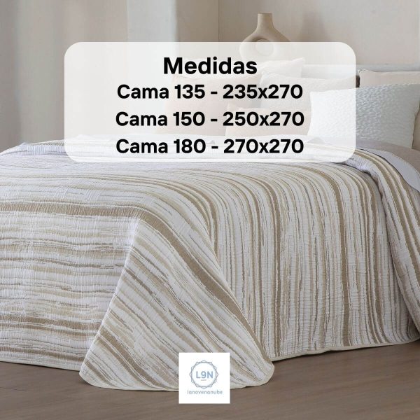Colcha capa jacquard ELIOT de Fundeco