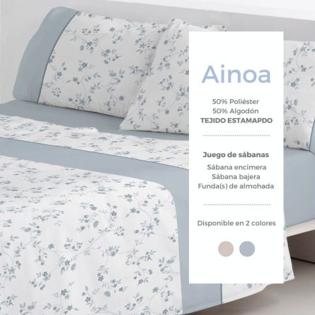 Juego de sábanas AINOA de Fundeco
