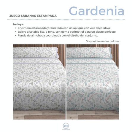 Juego de sábanas GARDENIA de Tejidos Reina