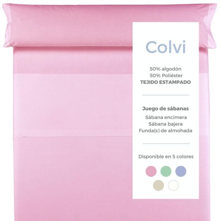 Juego de sábanas COLVI PESPUNTE de Tejidos Reina
