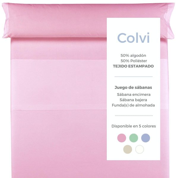 Juego de sábanas COLVI PESPUNTE de Tejidos Reina