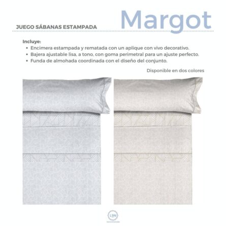 Juego de sábanas MARGOT de Pierre Cardin
