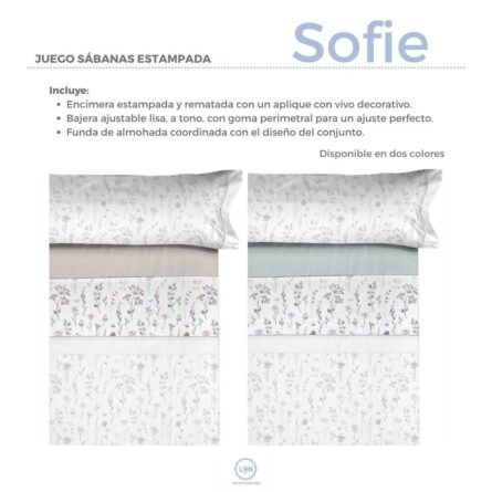 Juego de sábanas SOFIE de Pierre Cardin