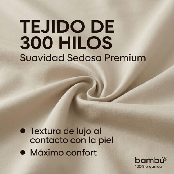 Juego de sábanas de Bambu GAIA de Antilo