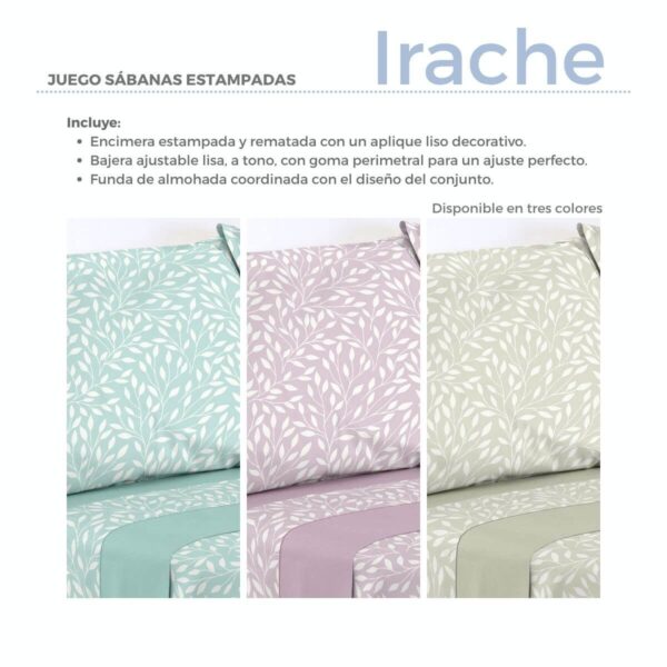 Juego de sábanas IRACHE de Lanovenanube